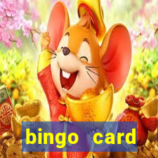 bingo card generator with pictures