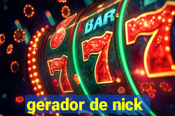 gerador de nick