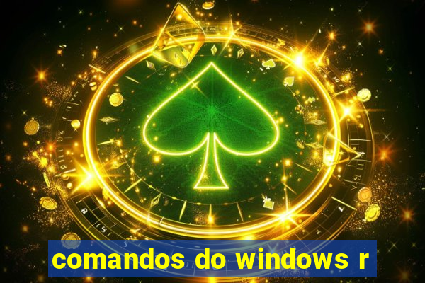 comandos do windows r