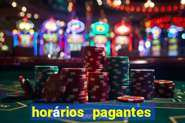 horários pagantes fortune rabbit hoje