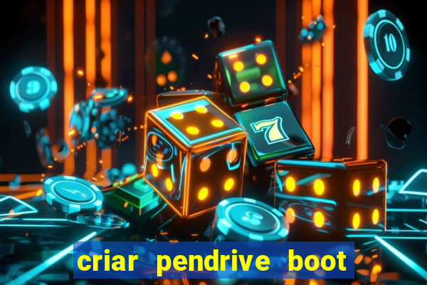 criar pendrive boot windows 10