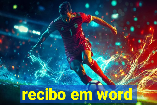 recibo em word