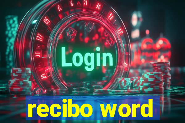 recibo word