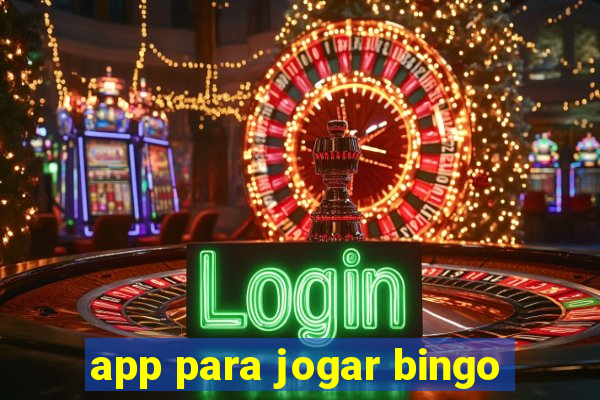 app para jogar bingo